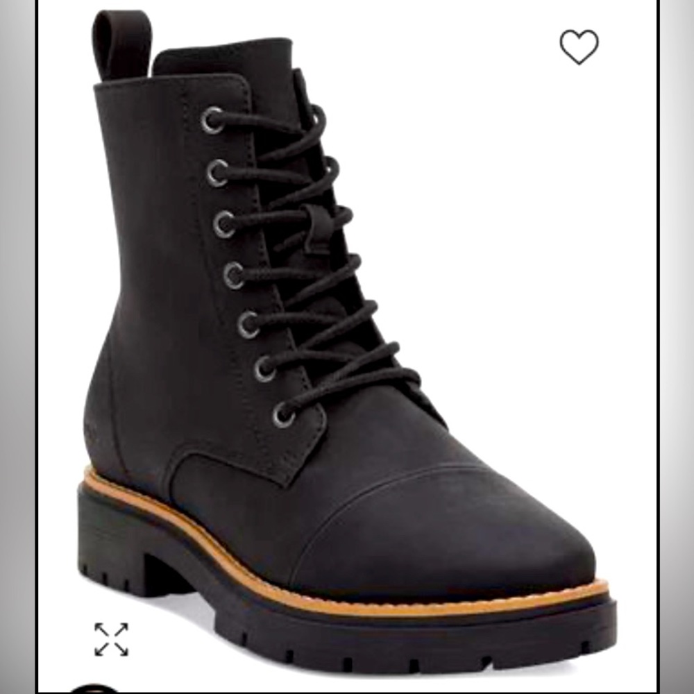 Tom’s: Alaya Lace-Up Lug Combat Booties